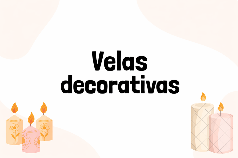 Velas decorativas